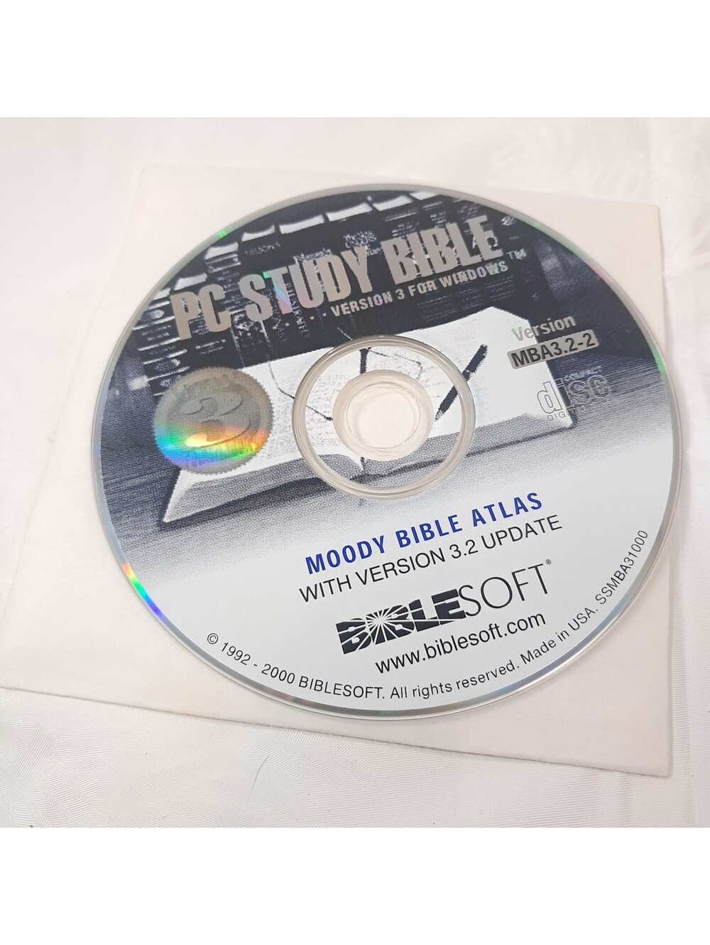 PC Study Bible Version 3 Windows Biblesoft Moody Bible Atlas w/ 3.2 Update soft